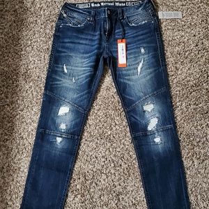 Rock Revival Women's Kamil Moto Jean Size 31